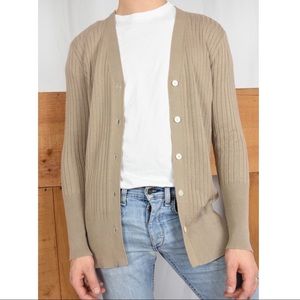 Modern Nude ribbed knit cardigan